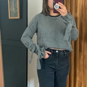 Madewell‎ Tie Cuff Pullover Sweater. Size Small